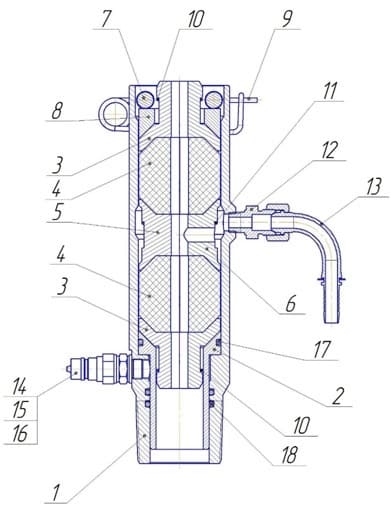Герметизатор устьевой кабельный ЗУГ-4